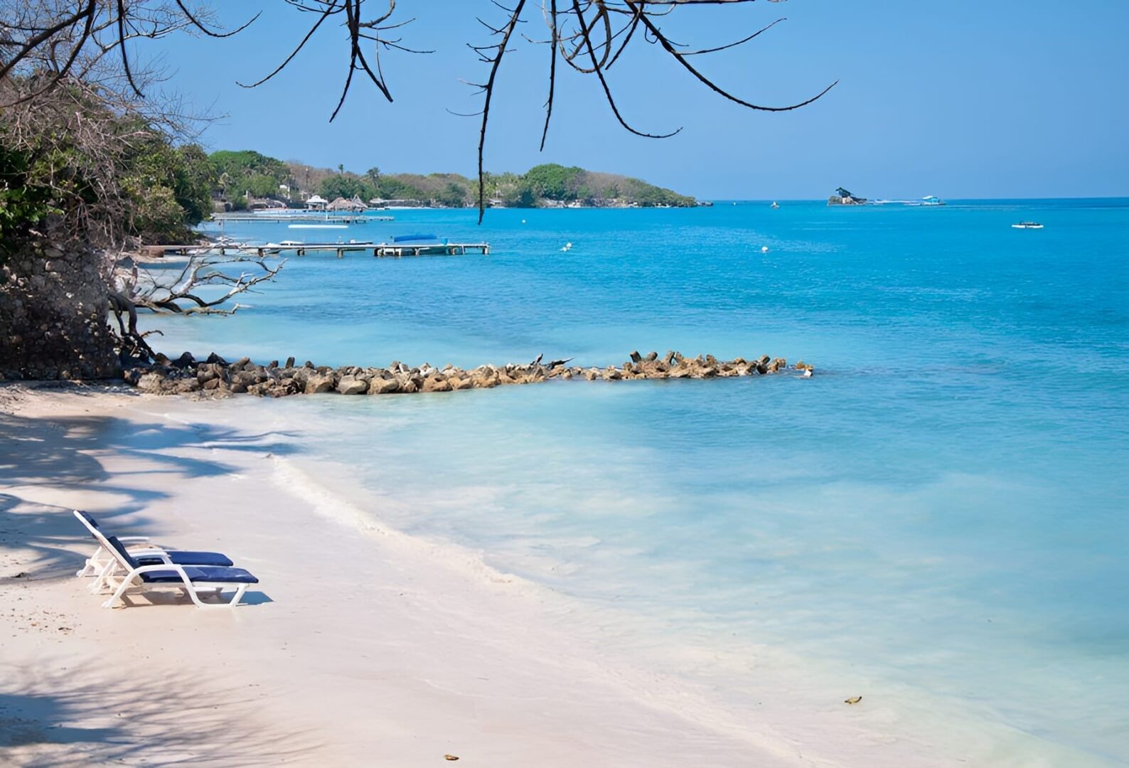 Día de playa en club privado — Islas del Rosario