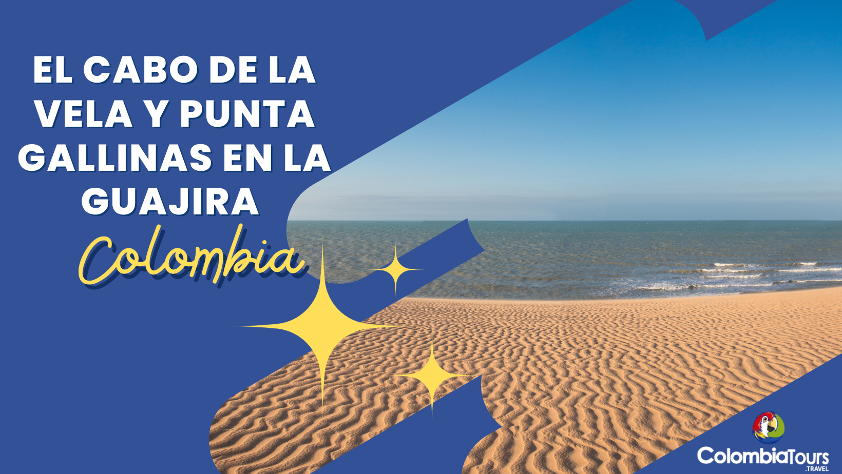 Paisaje impresionante de Cabo de la Vela y Punta Gallinas en La Guajira