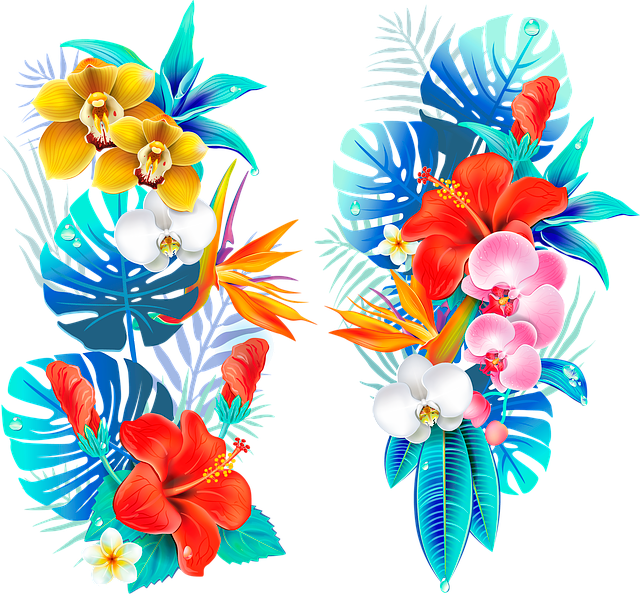 tropical, medellin, flowers