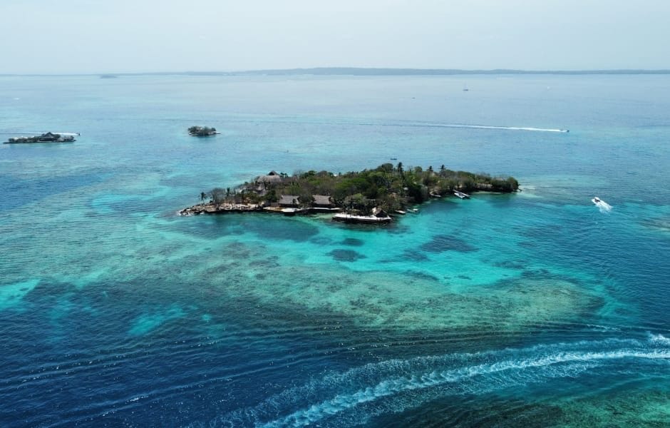 islas del rosario arena blanca y aguas