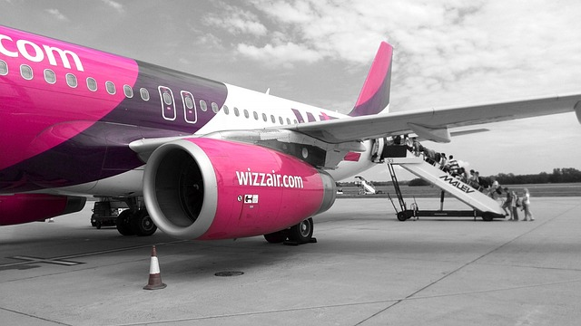 wizzair, flying, airport, vuelo