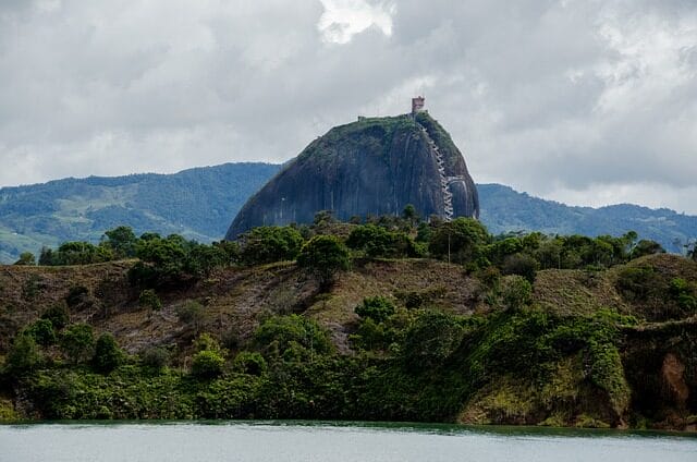 colombia, guatape, lake