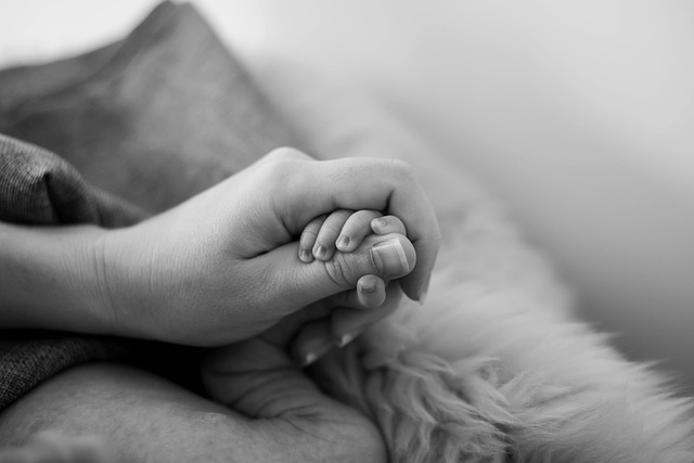 hands, infant, child
