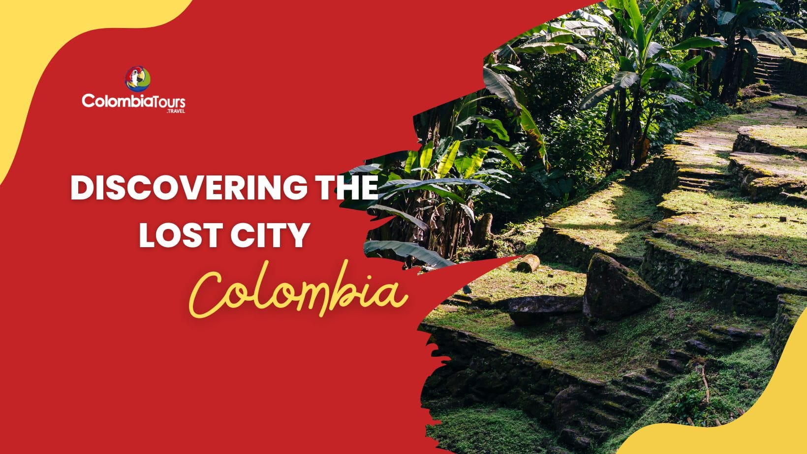 Turista emocionado con la experiencia en Ciudad Perdida, Colombia con Bukeer