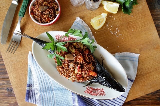 baked mackerel, in the oven, fish dish, hot dish, baked mackerel, fish dish, fish dish, fish dish, fish dish, fish dish