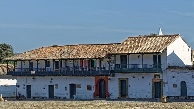 colombia, villa de leyva, boyacá, historic center, city, building, houses, plaza mayor, colonial time, historical, architecture