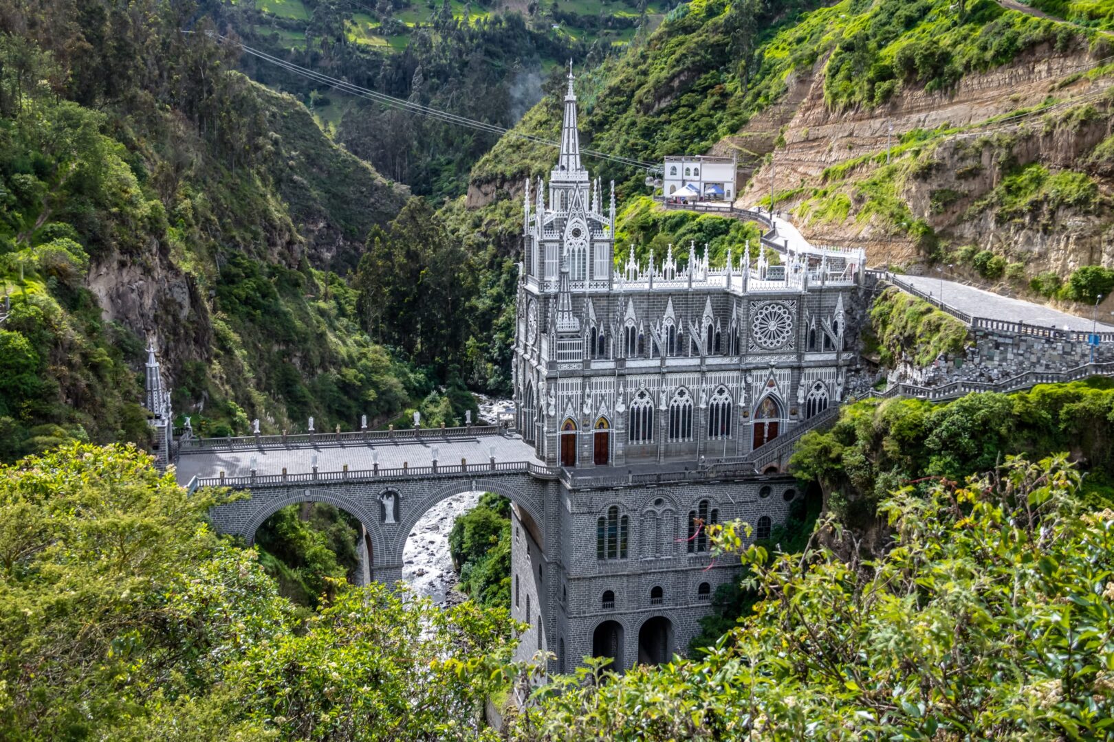 santuario de las lajas - ubicación santo rosario 