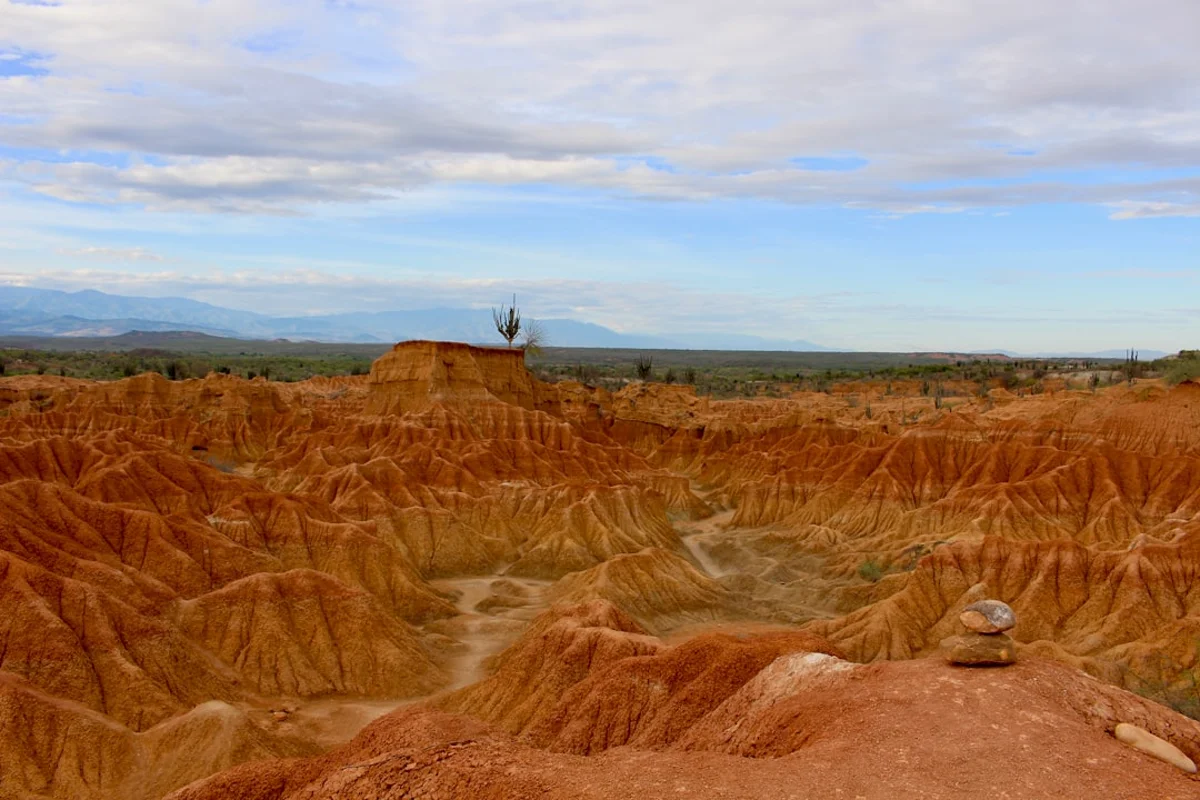 Formaciones secas del desierto de la Tatacoa