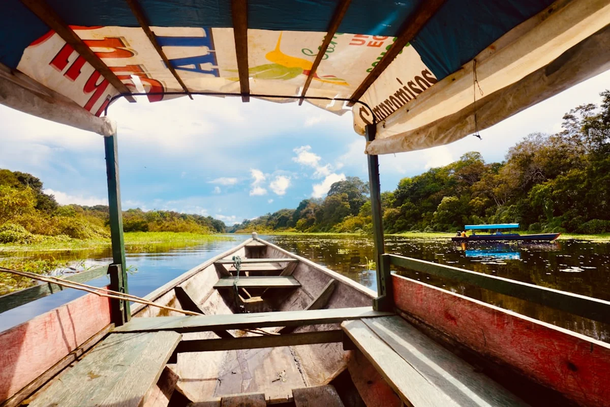 Río amazónico rodeado de selva en Colombia