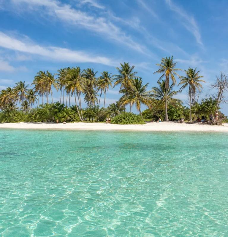 Imagen editorial fotorrealista de Johnny Cay para planear viajes a San Andrés