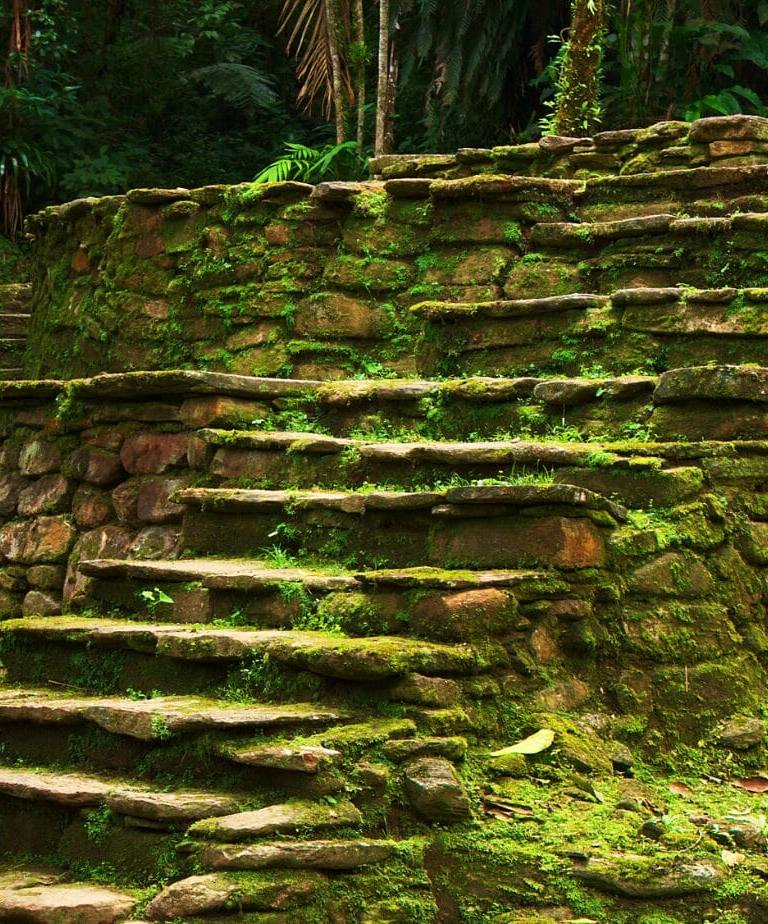tour trekking en la ciudad perdida, piedra