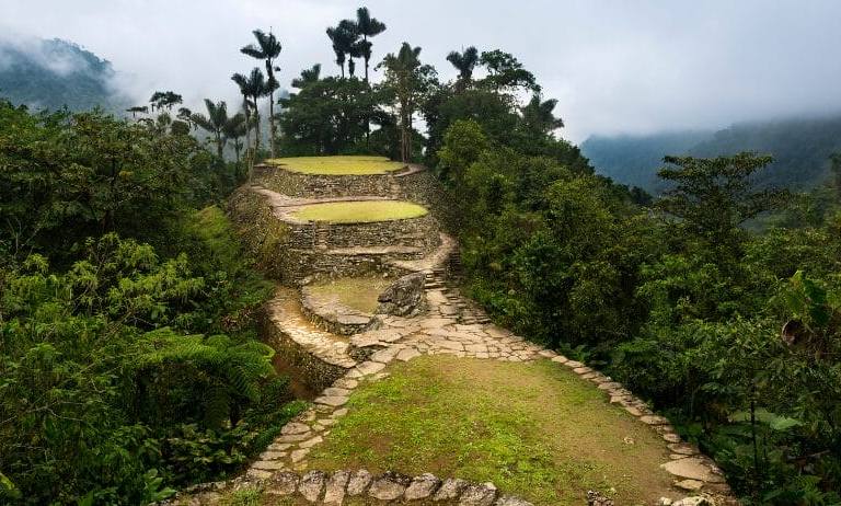 parque arqueológico, ciudad perdida, sierra nevada de santa, Ciudad Perdida Colombia
