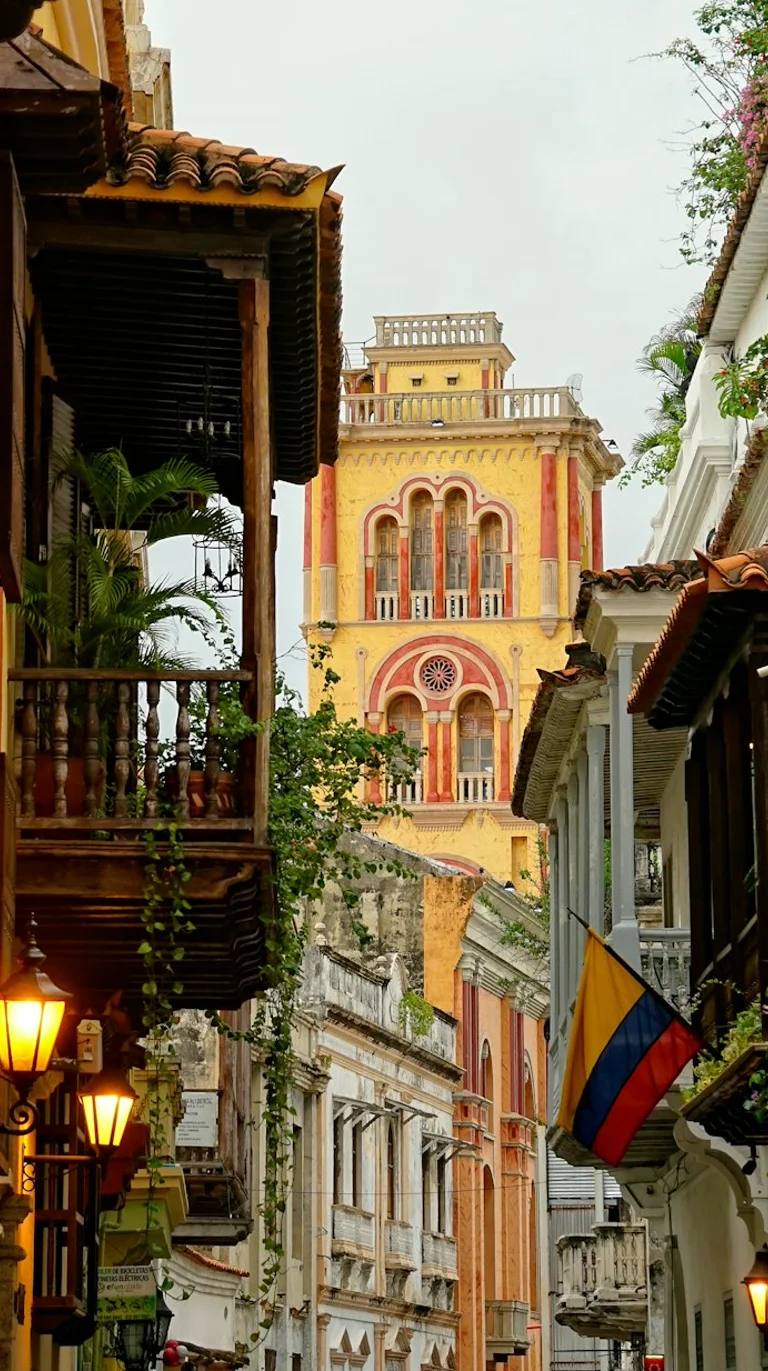 Arquitetura colonial em Santa Marta ou no Caribe colombiano