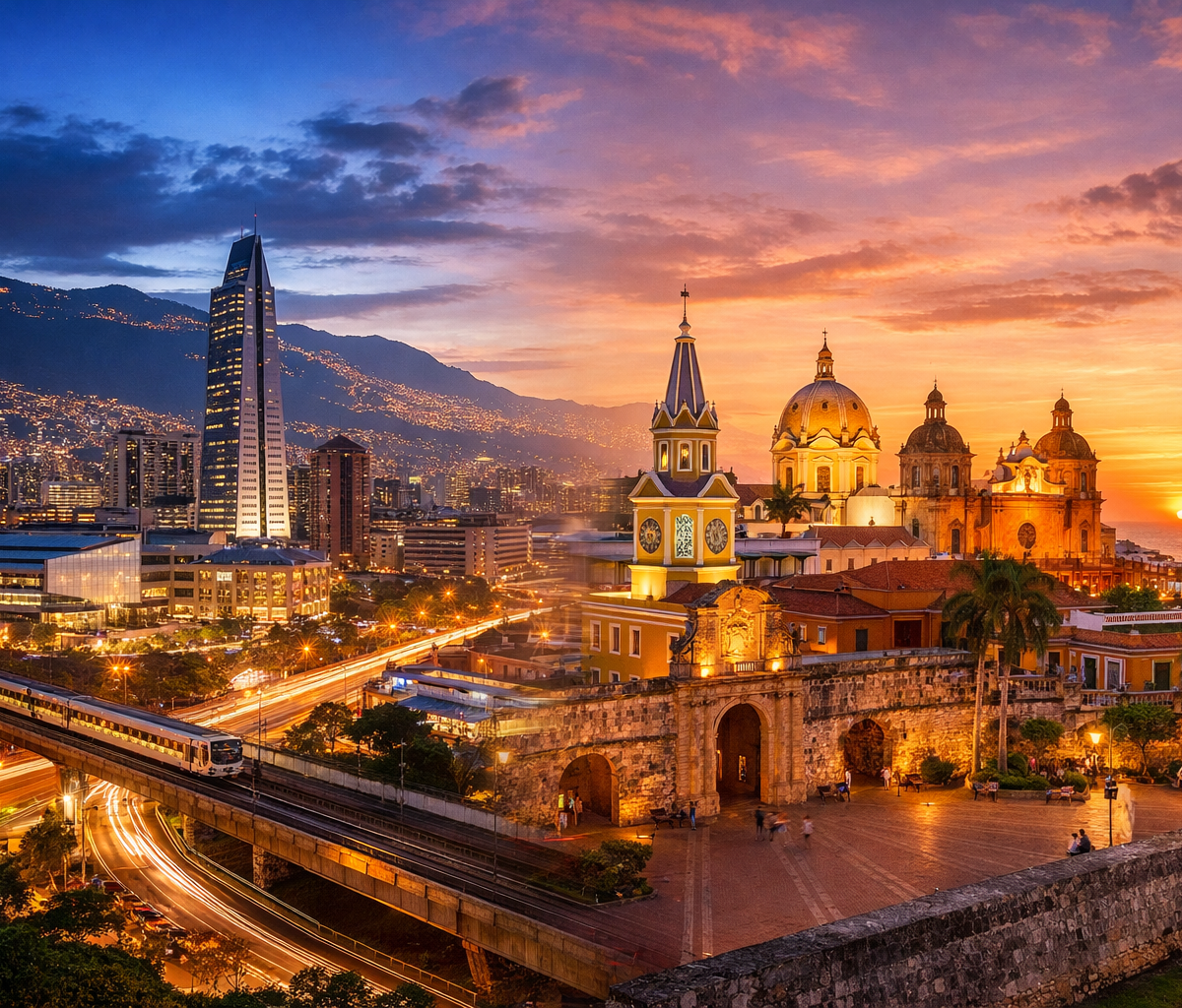 Escapada Colombia 7 Dias: Medellin y Cartagena
